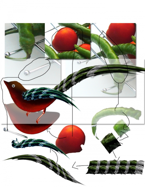 Creation of Life Fruit: Step 9
